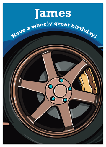Picture of Birthday Wheely Great