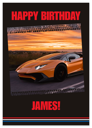 Picture of Birthday Racing Car 