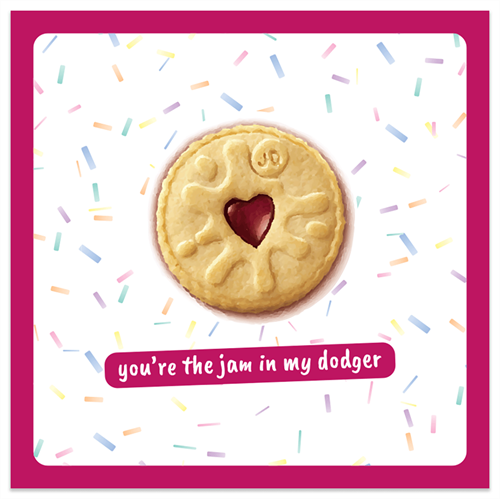 Picture of Love Jammy Dodger Square