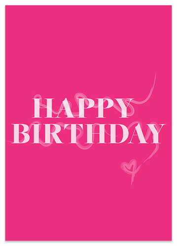 Picture of Pink Happy Birthday