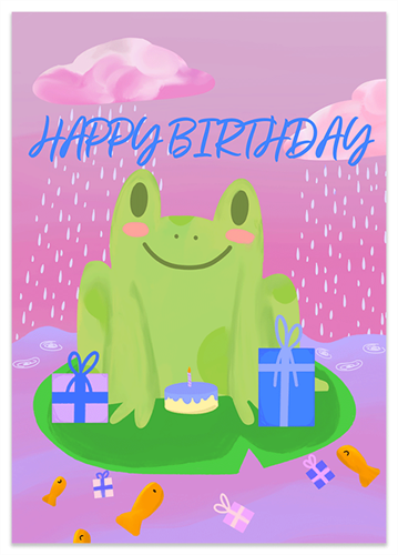 Picture of Birthday Frog