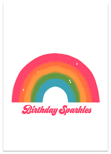 Picture of Rainbow Birthday Sparkles