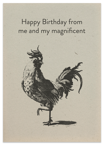 Picture of Birthday Magnificent Cock