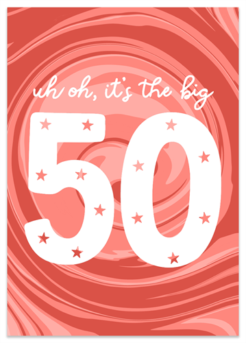 Picture of        Happy Birthday Milestone Big 50