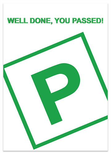 Picture of Congratulations Driving Test