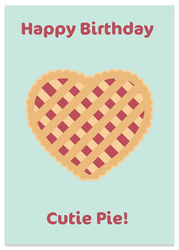 Picture of Birthday Pie Heart