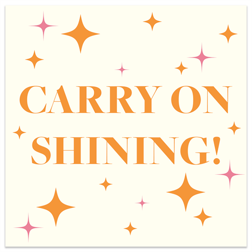 Picture of Carry On Shining Square