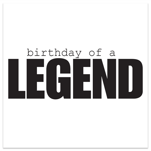 Picture of Birthday of a Legend